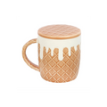 Waffle Mug and Coaster Set