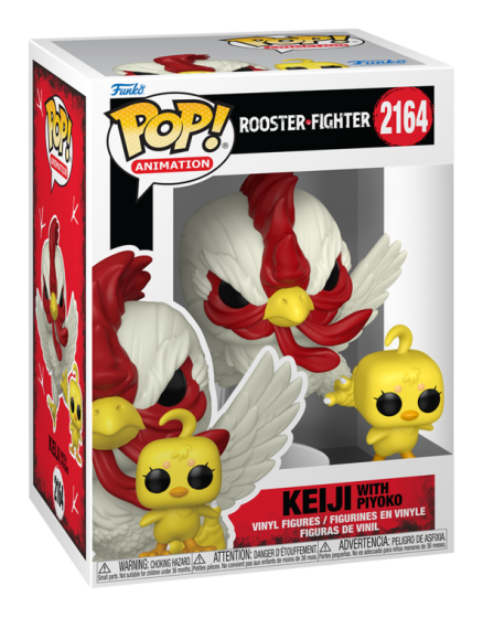 Pop! Vinyl Rooster Fighter Keiji withPiyoko
