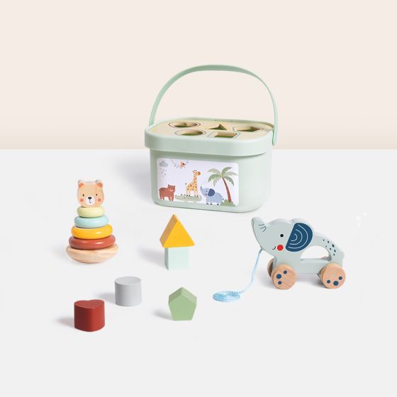 Wooden 3 in 1 Box