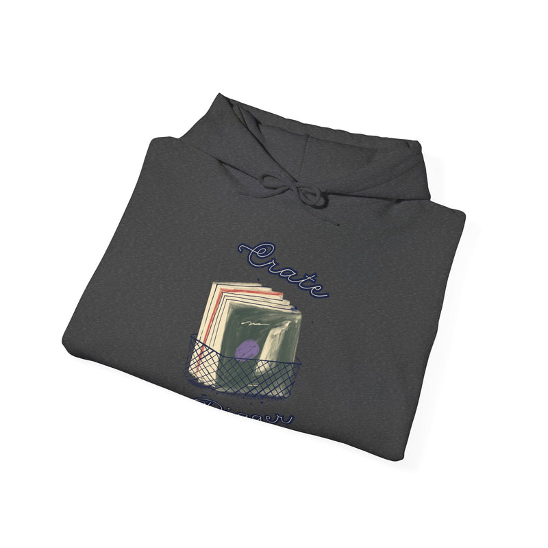 'Crate Digger' Men's Hoodie, alternate view