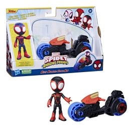 Spidey and His Amazing Friends Motorcycle Figure Set