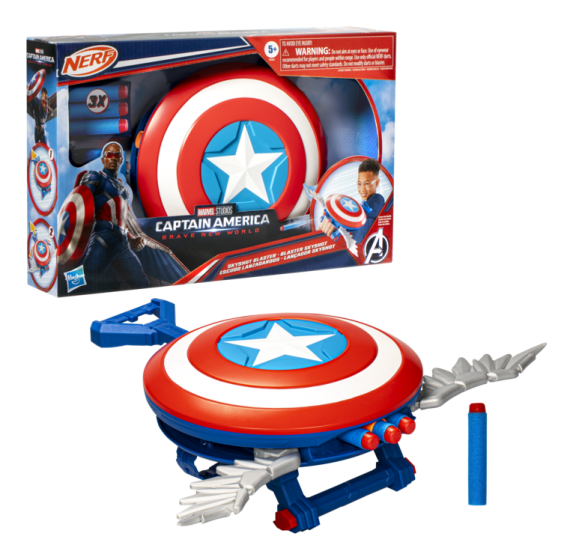 Marvel Studios Captain America Brave New World Nerf Skyshot Blaster