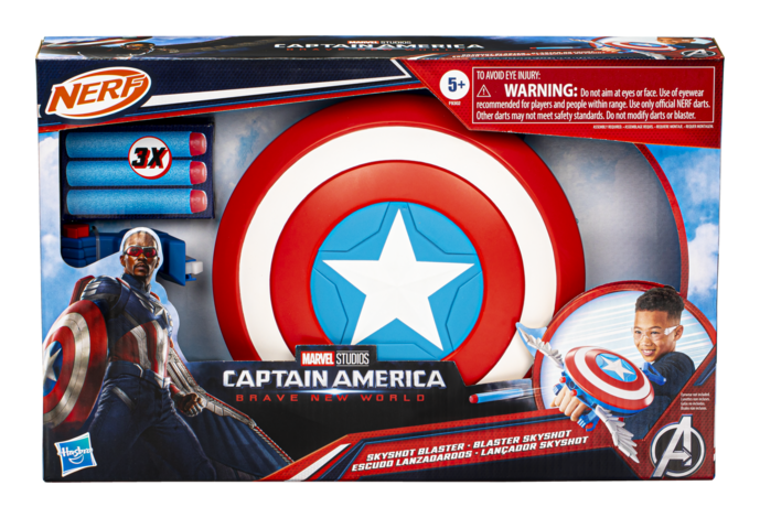 Marvel Studios Captain America Brave New World Nerf Skyshot Blaster