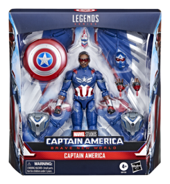 Marvel Captain America Brave New World Captain America Legends Series Figure