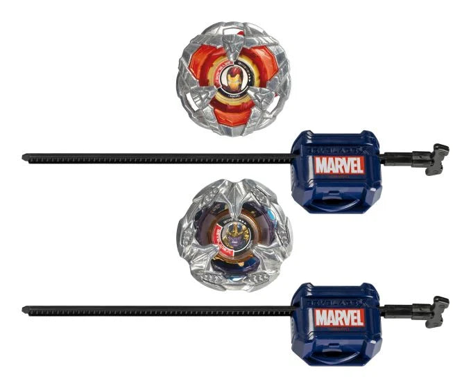 Beyblade X Marvel Iron Man 4-80B vs Thanos 4-60P