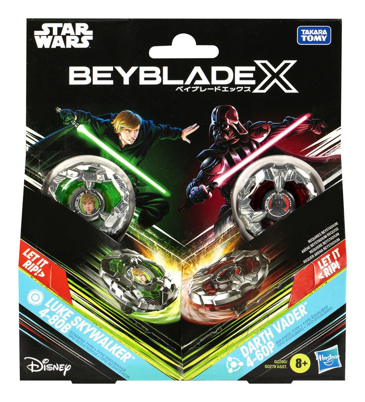 Beyblade X & Star Wars Collab: Luke Skywalker 4-80B vs Darth Vader 4-60B