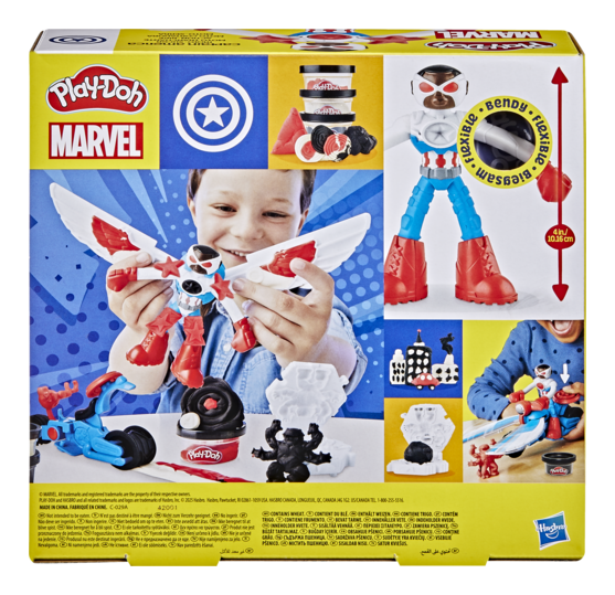 Play-Doh Marvel Captain America Moto-Slicer Playset