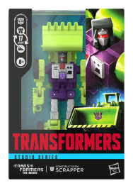 Transformers Studio Series Voyager Class Constructicon Scrapper Movie Figure
