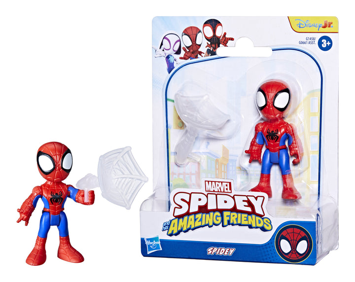 Marvel Spiderman Spidey and His Amazing Friends Evergreen 3" Assorted Figures with Accessory