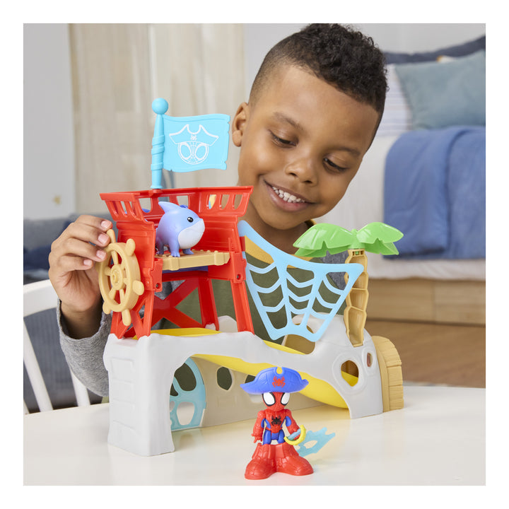 Spidey and His Amazing Friends Spidey Island 3" Scale Figures Playset
