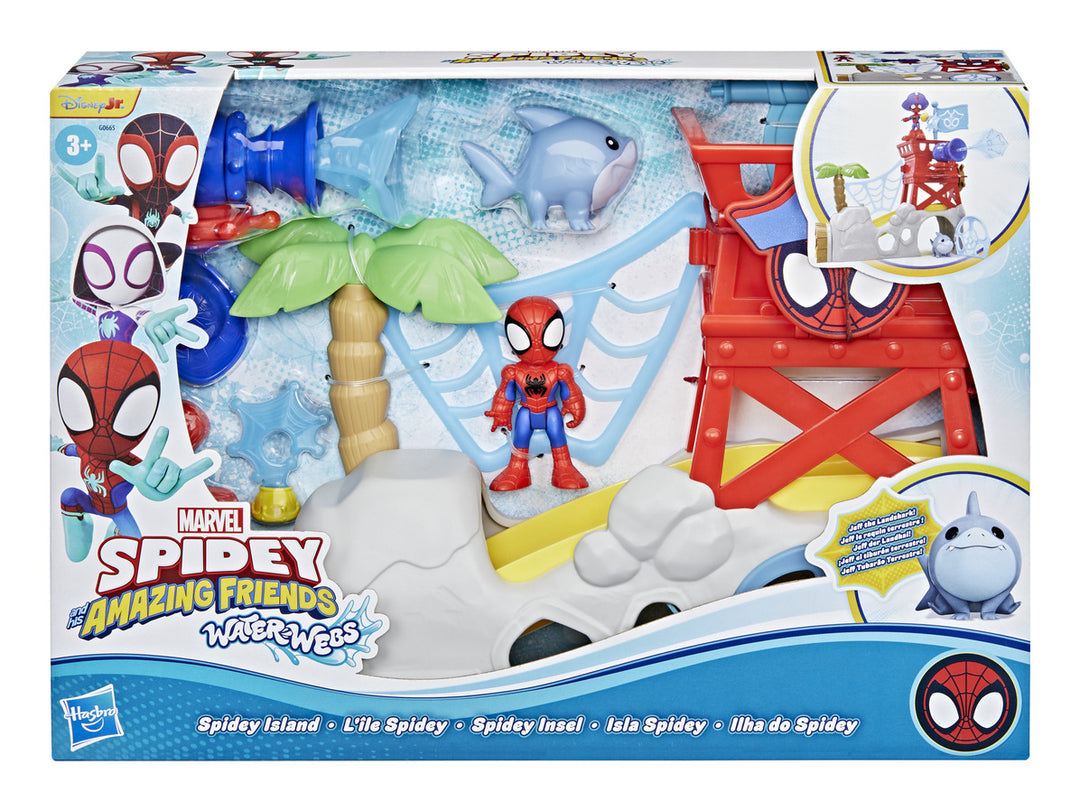 Spidey and His Amazing Friends Spidey Island 3" Scale Figures Playset