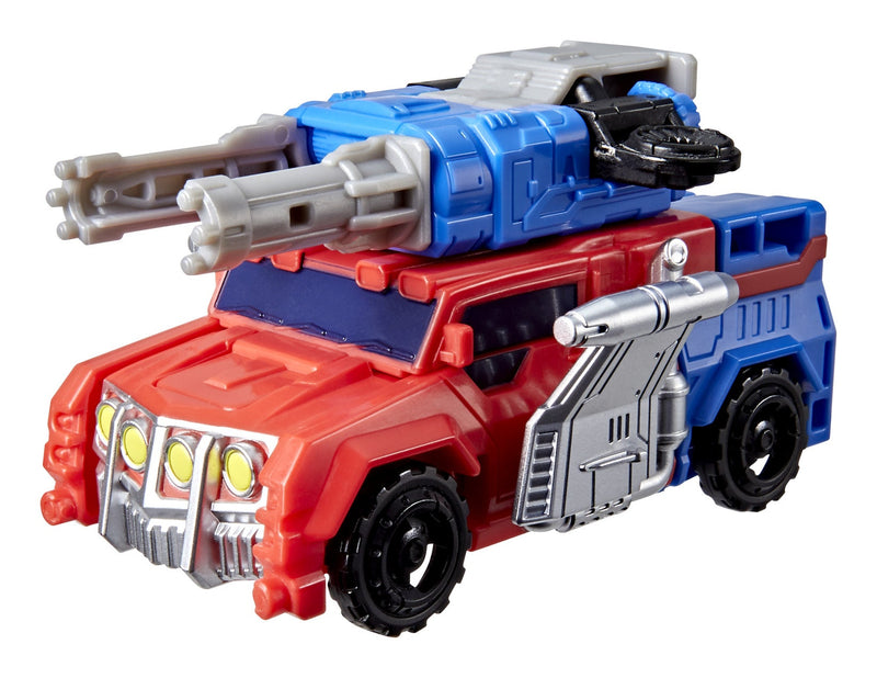 Transformers CYBERWORLD Armored Cyber Changers, showing reverse