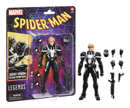 Marvel Legends Agent Venom Flash Thompson Retro Comics 6 Inch Collectible Action Figure