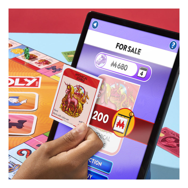 Monopoly App Banking, close-up detail