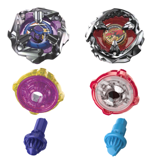 Beyblade X Dual Pack Beat Tyranno 4 70Q and Knife Shinobi 4 80HN