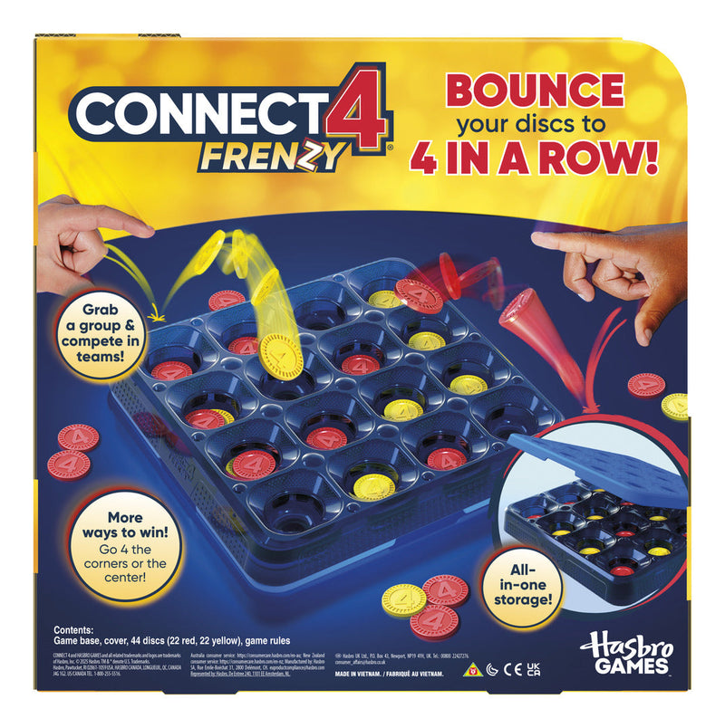 Connect 4 Frenzy, size reference