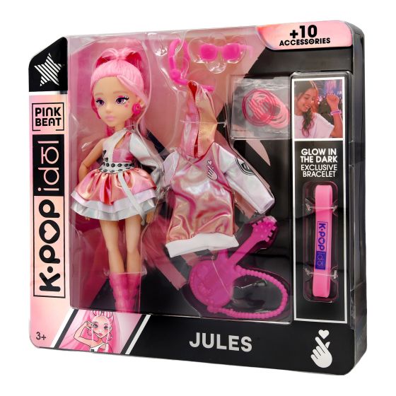 K-Pop Fashion Doll W3 Pink Beat Deluxe Jules