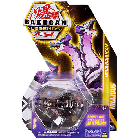 Bakugan Legends - Light-Up Collectable Action Figure with Trading Card, side angle