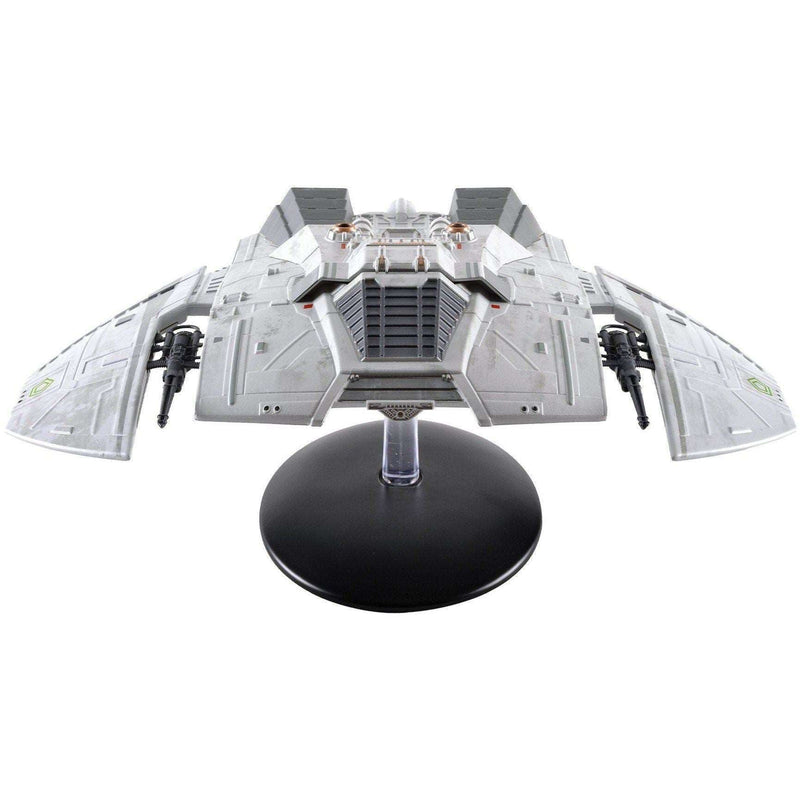 Cylon Raider (Blood and Chrome) Diecast Model Ship (Battlestar Galactica / Eaglemoss), side angle