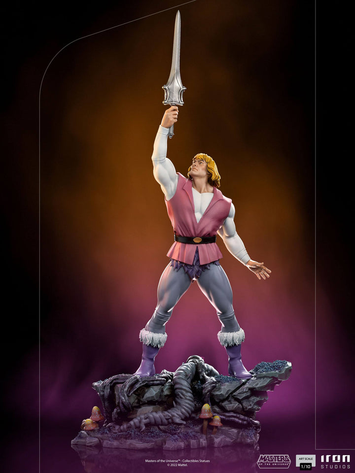 Iron Studios Masters of the Universe Prince Adam 1/10 Art Scale Limited Edition Statue