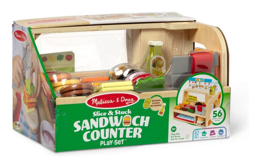 Melissa & Doug Wooden Slice/Sandwich Counter