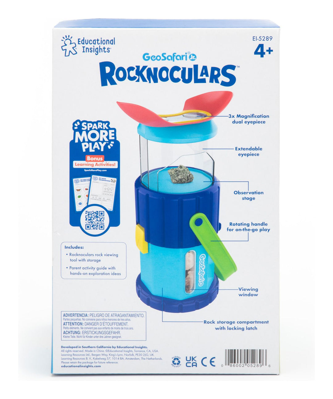 GeoSafari Jr Rocknoculars Kids Science Exploration Binoculars