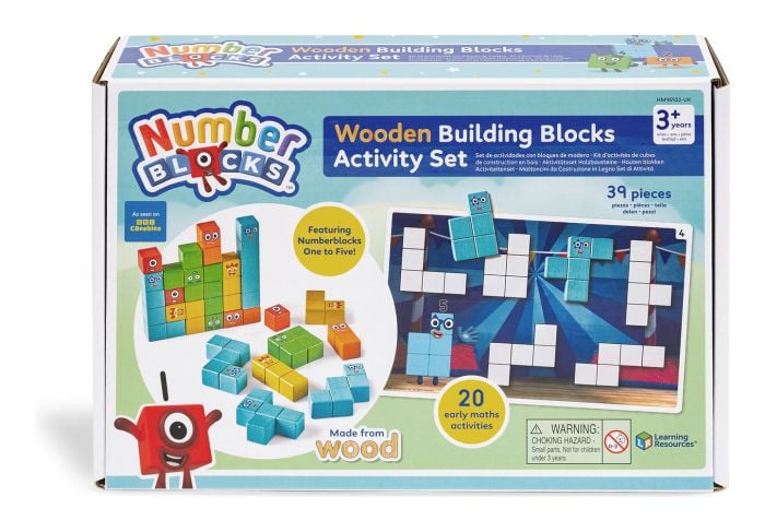 Numberblocks Wooden Building Blocks Activity Set
