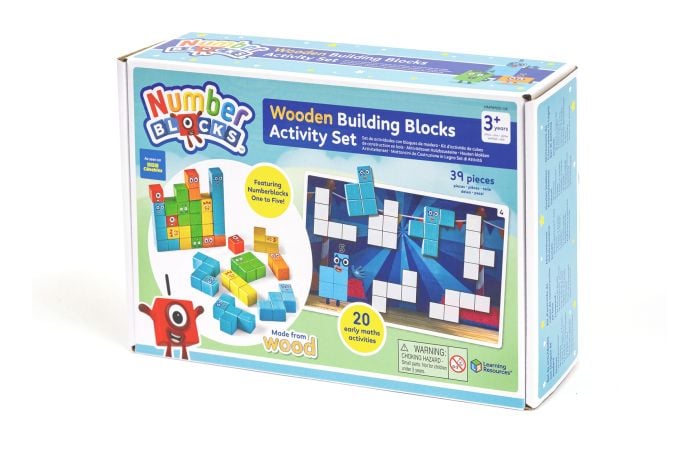 Numberblocks Wooden Building Blocks Activity Set
