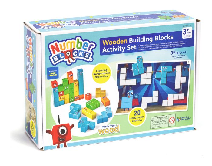 Numberblocks Wooden Building Blocks Activity Set