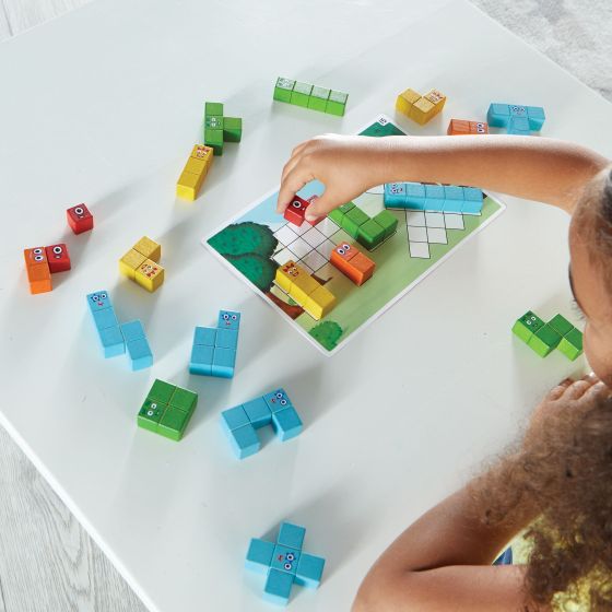 Numberblocks Wooden Building Blocks Activity Set