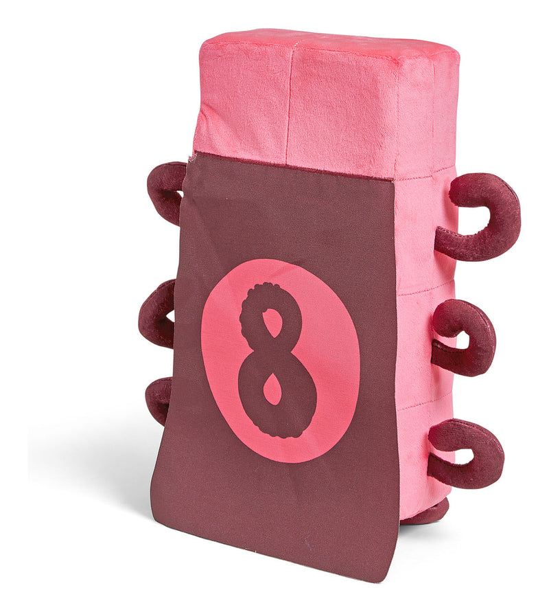 Numberblocks Sing-Along Superhero Eight, rear view
