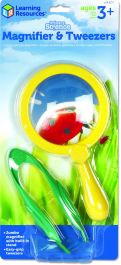 Learning Resources Primary Science Magnifier and Tweezer Set