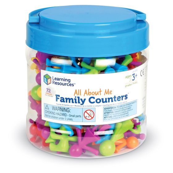 All About Me Family Counters Educational Toy Set