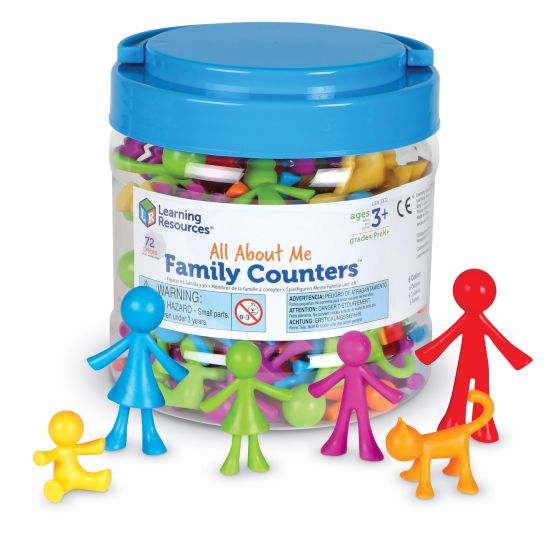 All About Me Family Counters Educational Toy Set
