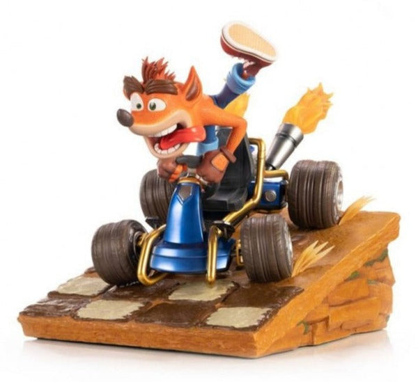 First4Figures Crash Team Racing Nitro Fueled (Crash Bandicoot In Kart) RESIN Statue