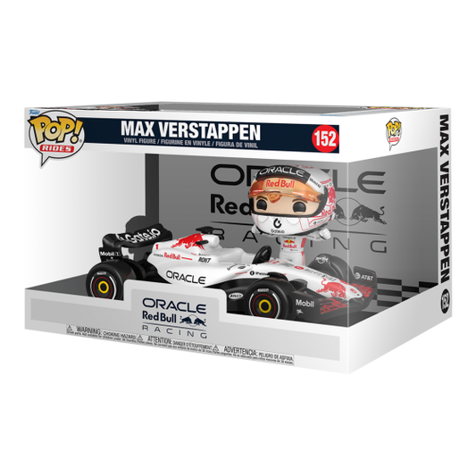 Rides Super Deluxe - Formula One - Verstappen (White) Funko Pop! Vinyl Figure
