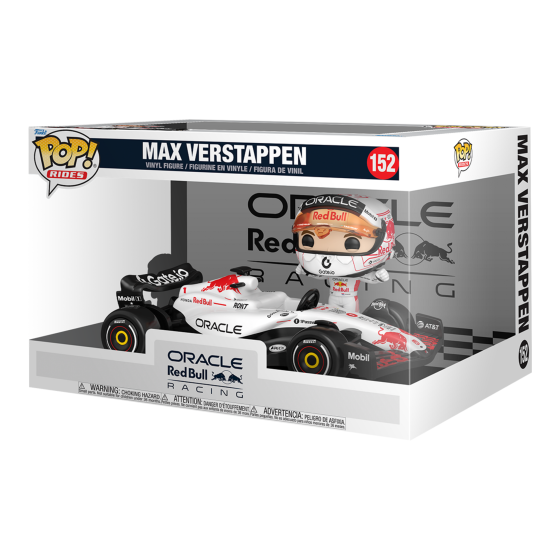 Rides Super Deluxe - Formula One - Verstappen (White) Funko Pop! Vinyl Figure
