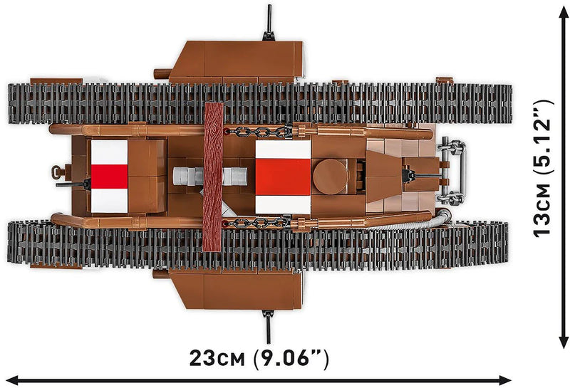 Cobi 2995 World War I Mark V 844 pcs