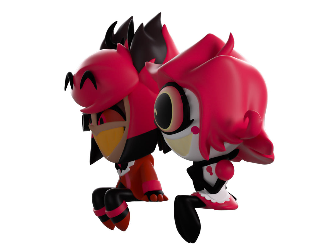 Youtooz Hazbin Hotel Alastor and Niffty Monitor Buddiez Figures