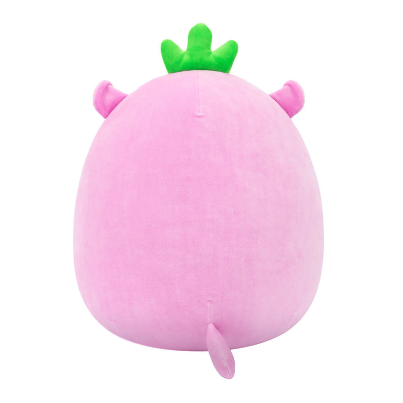 Original Squishmallows 16-Inch Davi the Strawberry Hamster - Image