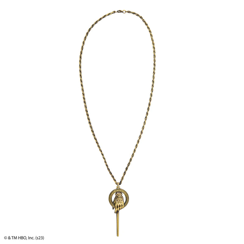 Game of Thrones Hand of the King Necklace, side angle