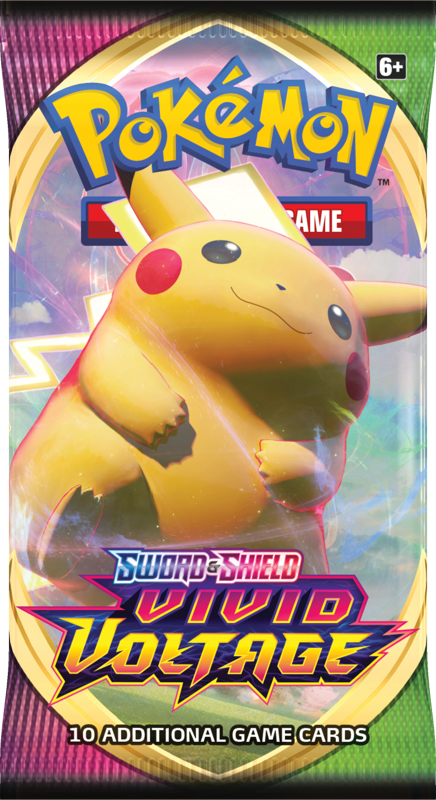 Pokemon Vivid Voltage Booster Pack (10 Cards), alternate view