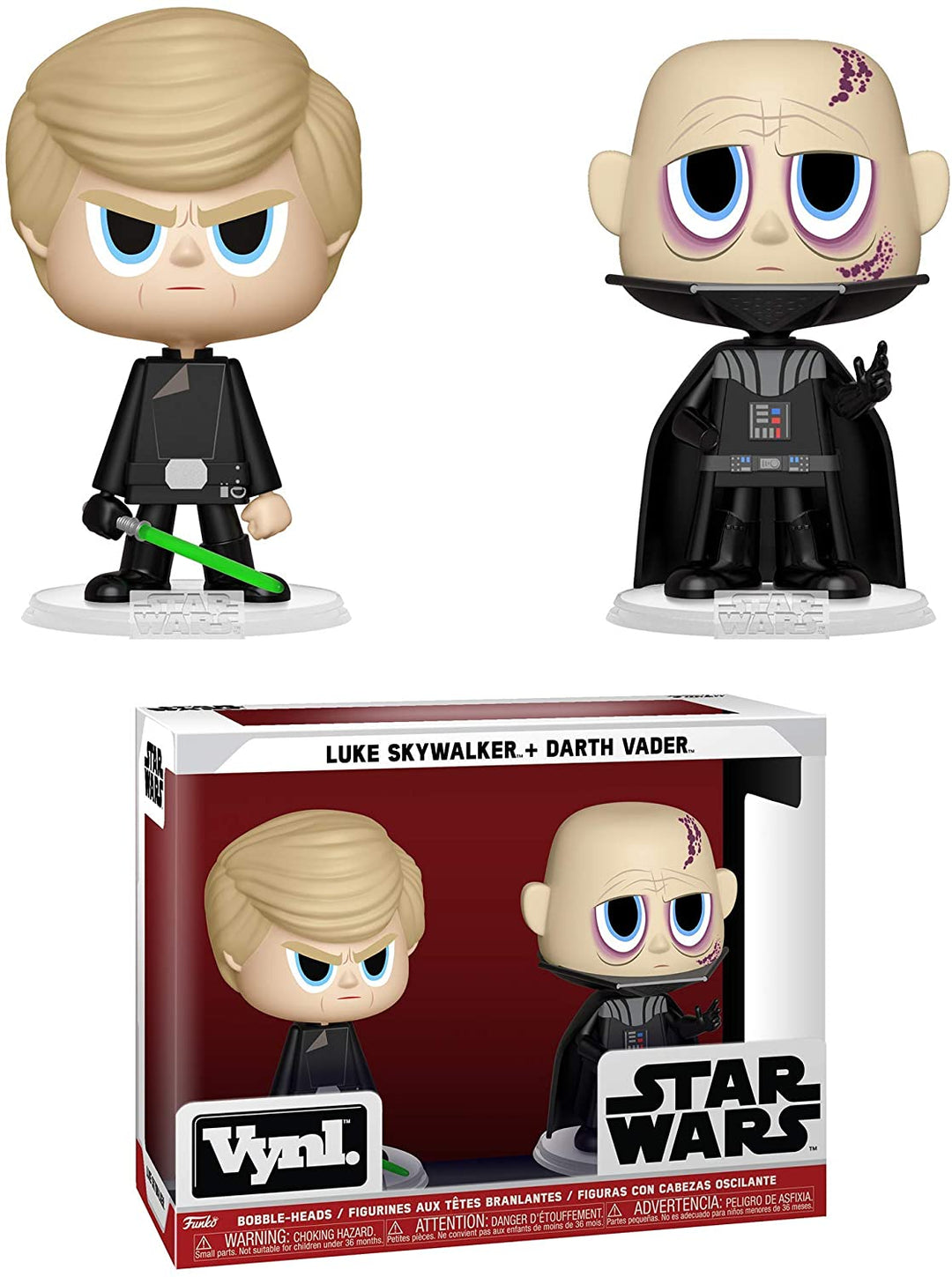 Funko VYNL Darth Vader & Luke Skywalker Star Wars Vinyl Figure Set