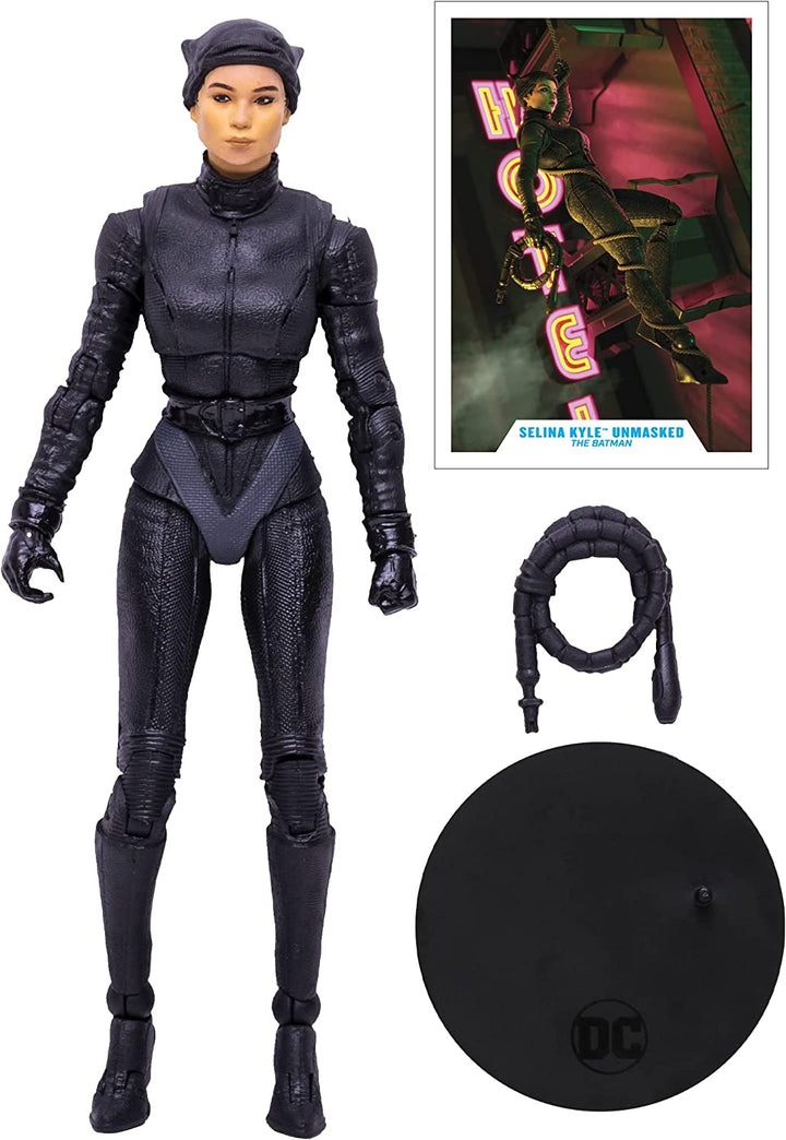 McFarlane Cat Woman Unmasked DC The Batman Action Figure 7 Inch