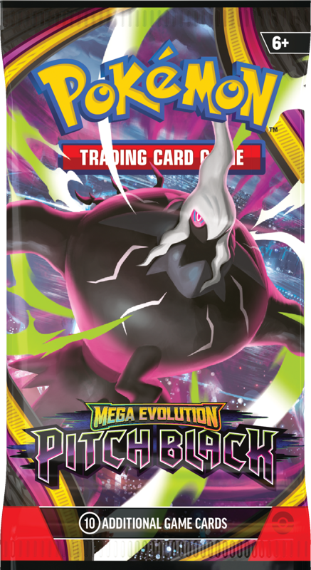 Pokemon TCG Mega Evolution Pitch Black Booster Pack (10 Cards)