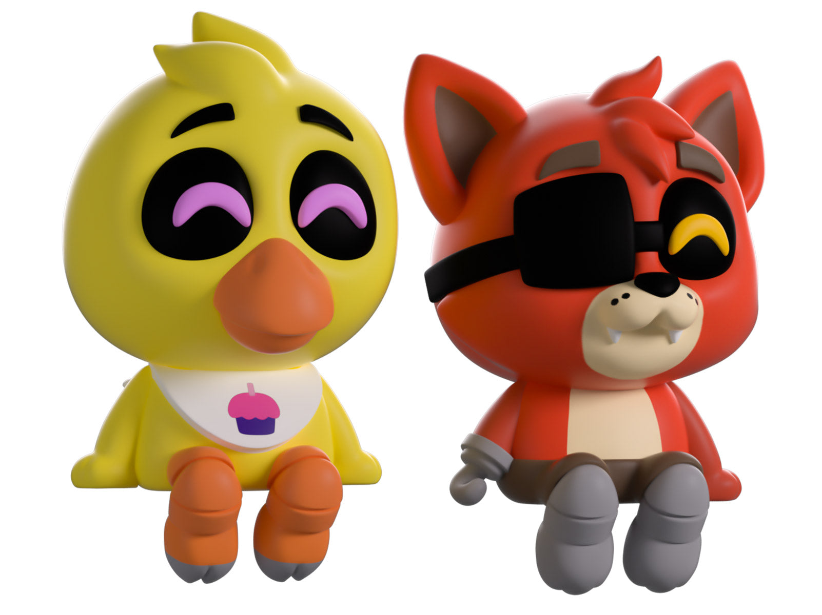 Youtooz Five Nights at Freddy's Chica & Foxy Monitor Buddiez Figures