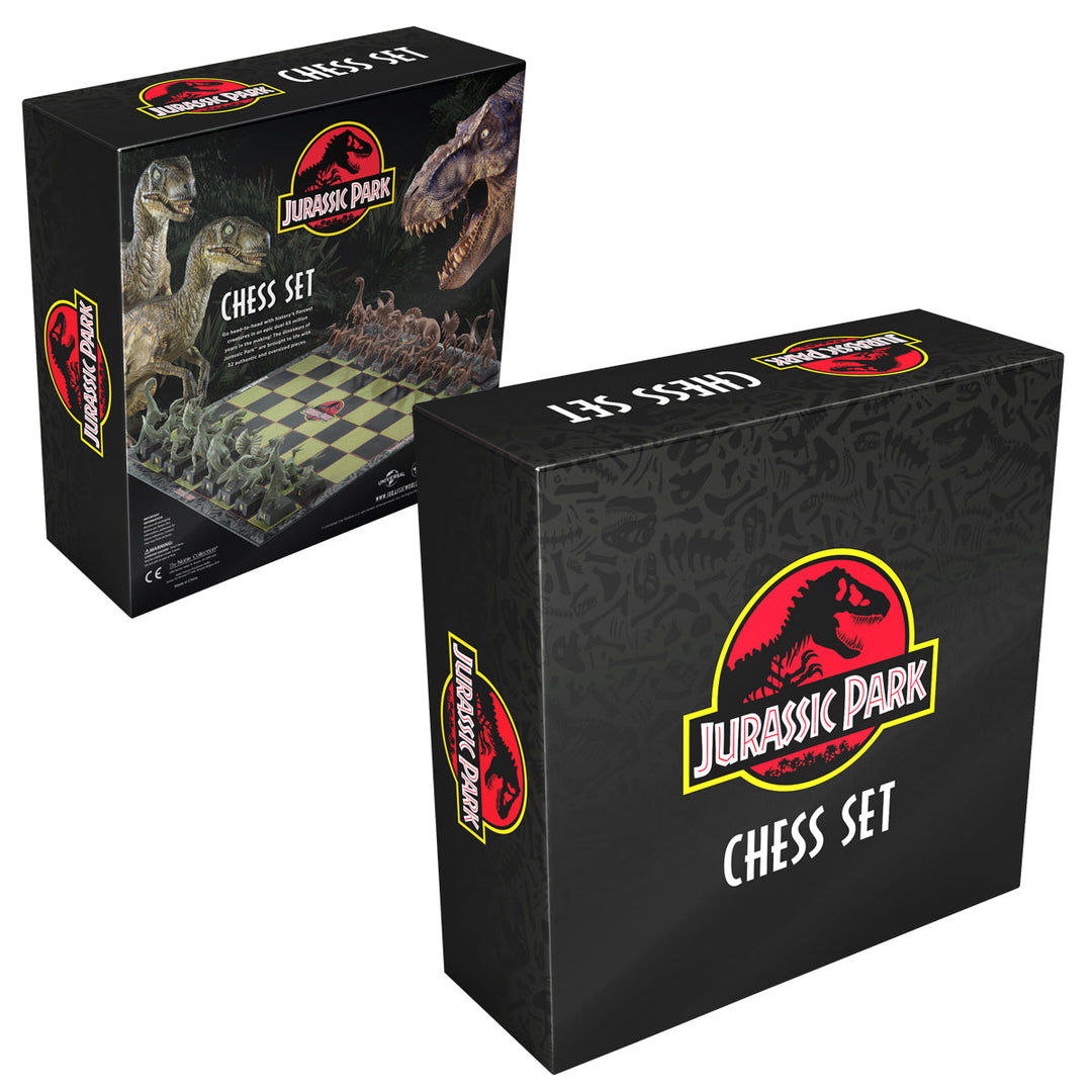Jurassic Park Chess Set Dinosaur Collectible