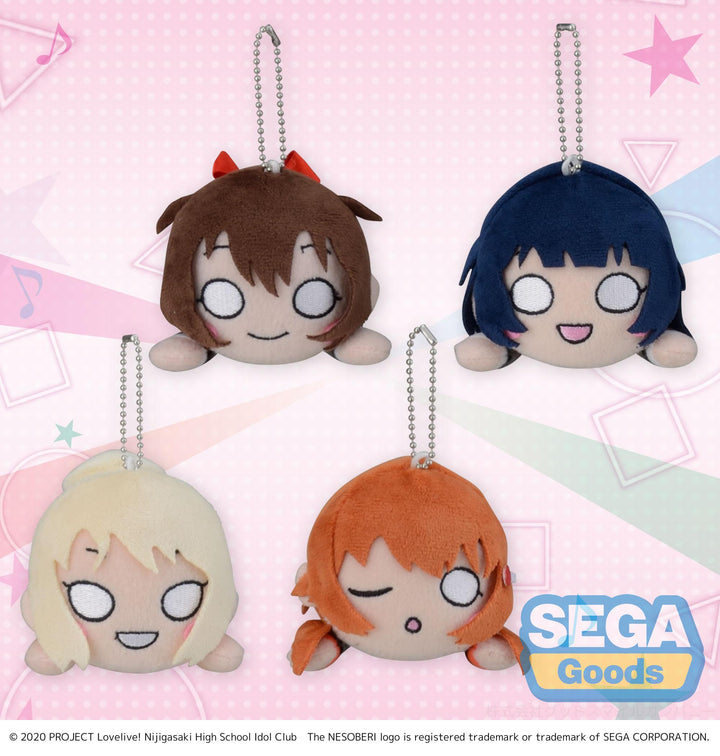 Sega Shizuku Karin Ai Kanata Nijigasaki High School Idol Club Winter Uniform Plush Keychain