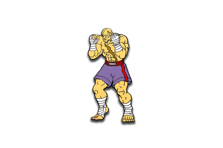 Pinfinity Sagat Street Fighter AR Pin