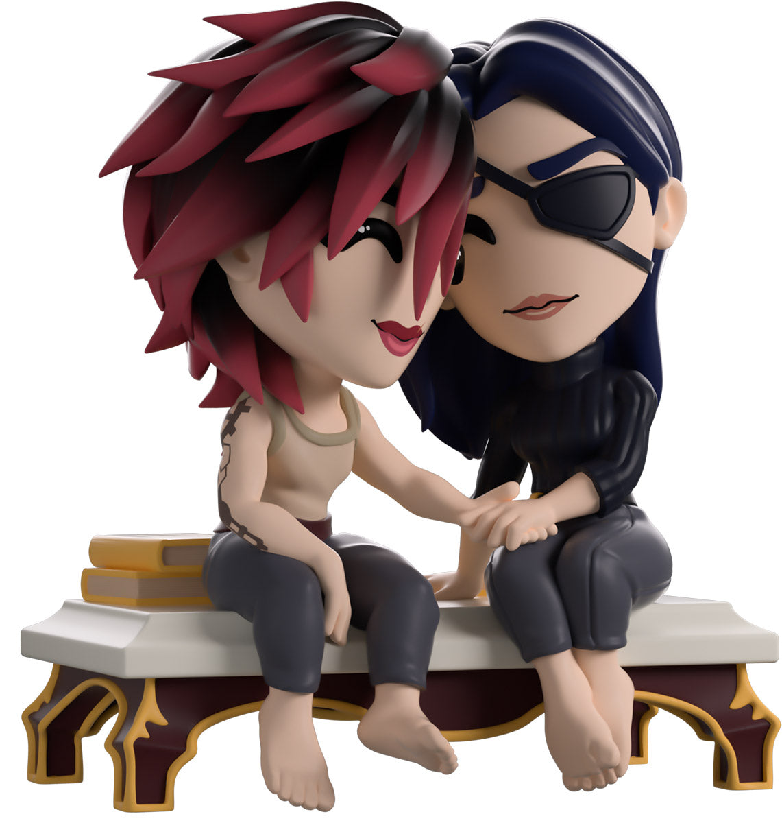 Youtooz Vi Caitlyn Ekko Powder Arcane Vinyl Figures 2 Pack Bundle